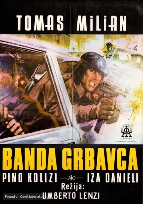 La banda del gobbo - Yugoslav Movie Poster