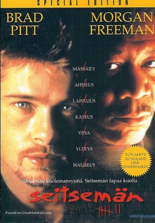 Se7en - Finnish DVD movie cover