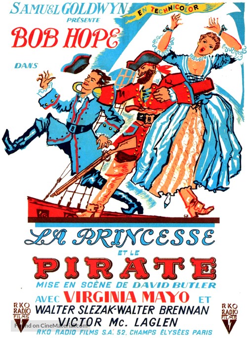 The Princess and the Pirate - French Movie Poster