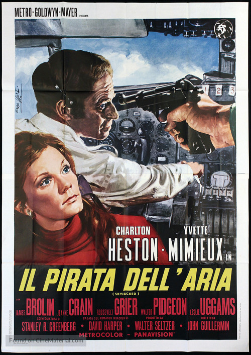 Skyjacked - Italian Movie Poster