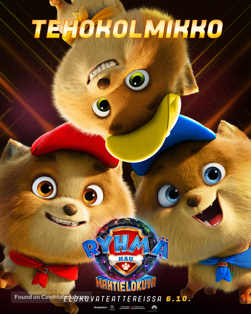 PAW Patrol: The Mighty Movie - Finnish Movie Poster