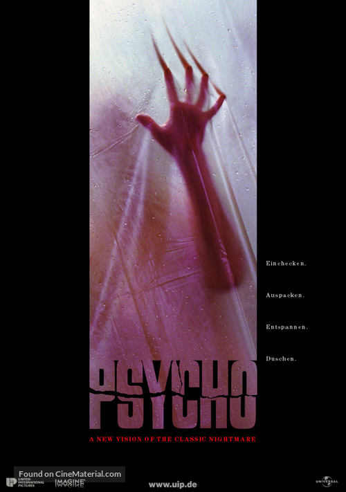 Psycho - German Movie Poster
