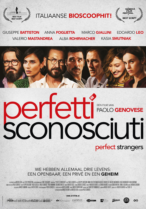 Perfetti sconosciuti - Dutch Movie Poster