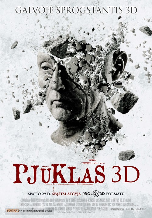 Saw 3D - Lithuanian Movie Poster