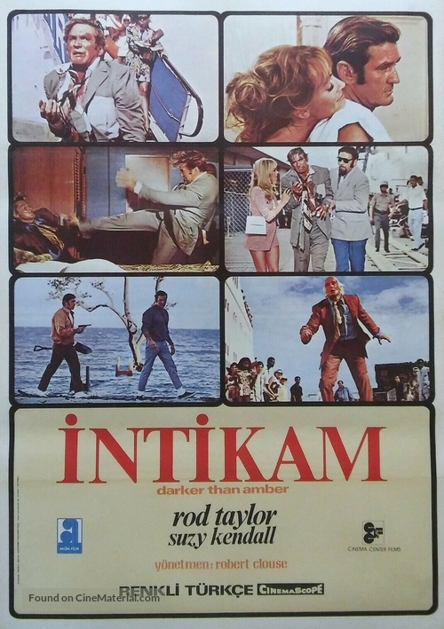 Darker Than Amber - Turkish Movie Poster