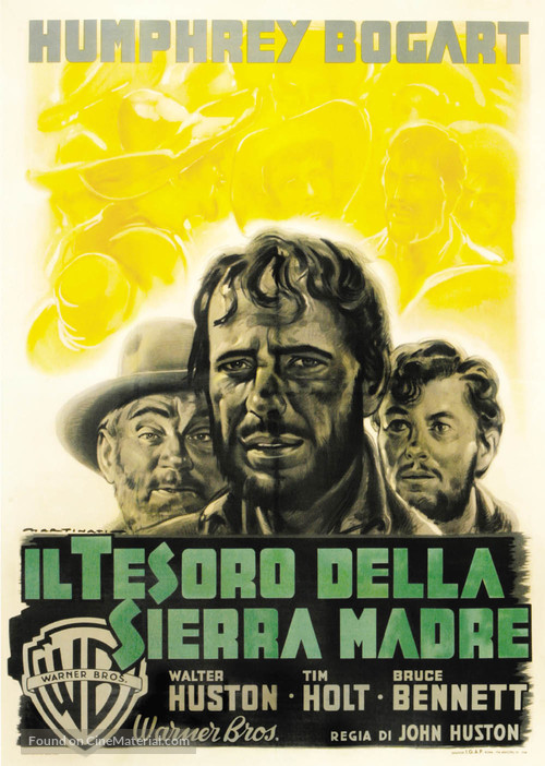 The Treasure of the Sierra Madre - Italian Movie Poster