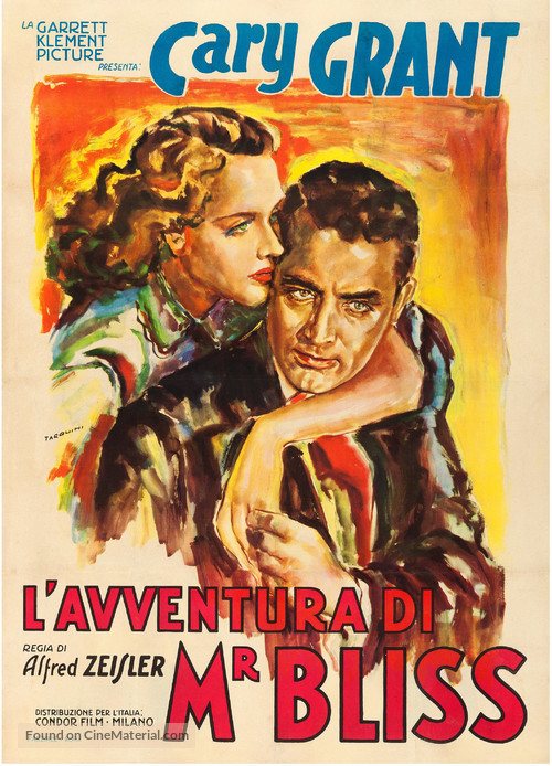 The Amazing Quest of Ernest Bliss - Italian Movie Poster