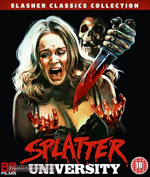 Splatter University - British Blu-Ray movie cover