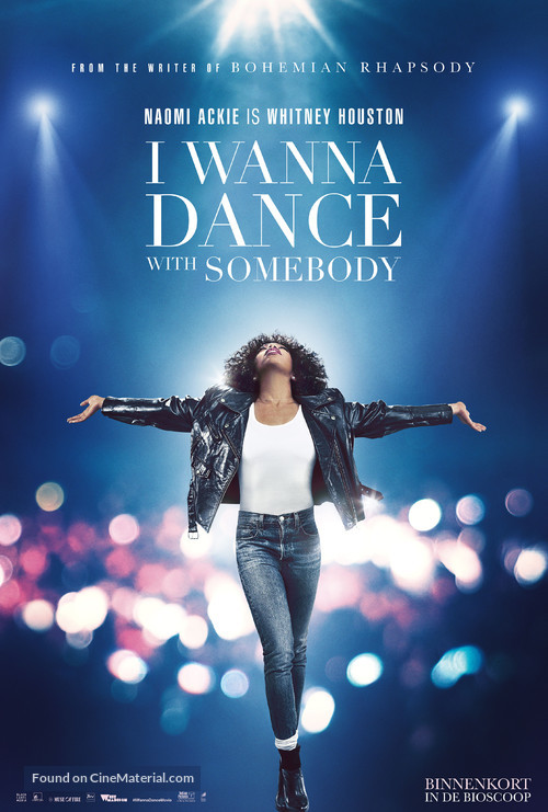 I Wanna Dance with Somebody - Belgian Movie Poster