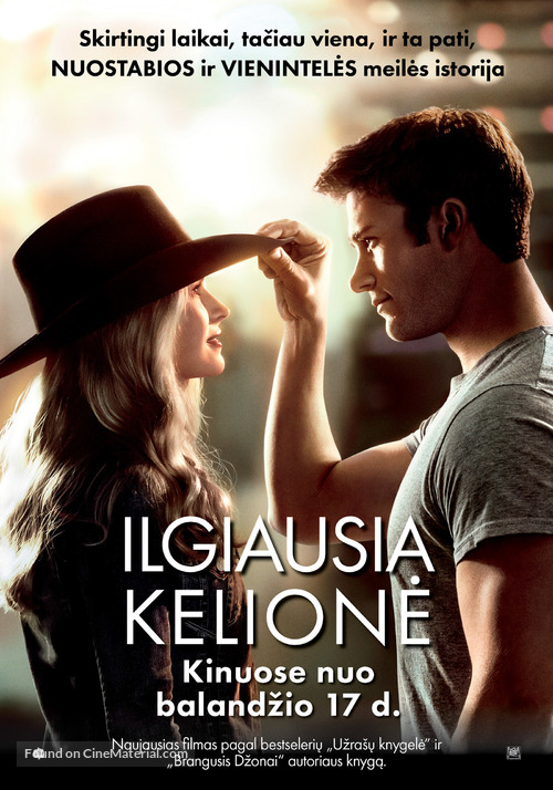 The Longest Ride - Lithuanian Movie Poster