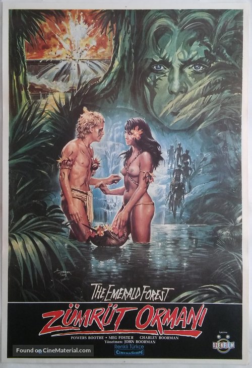 The Emerald Forest - Turkish Movie Poster