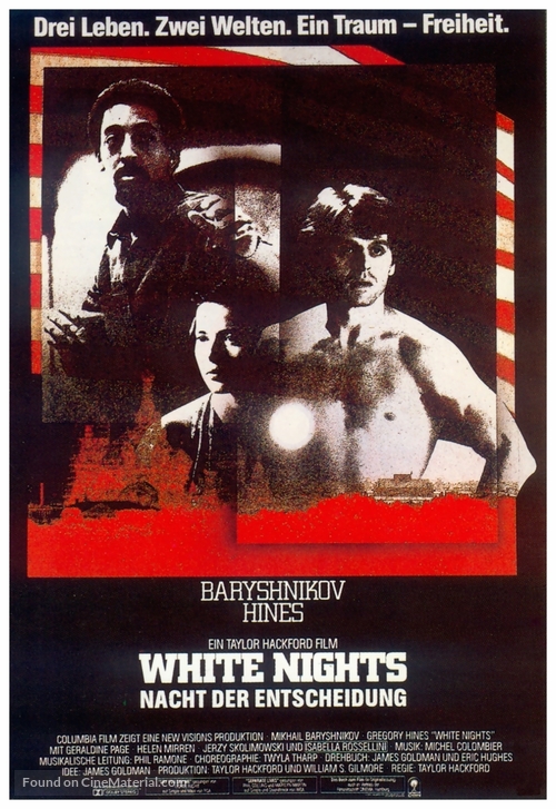 White Nights - German Movie Poster