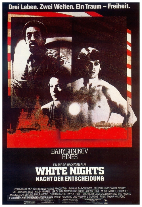 White Nights - German Movie Poster