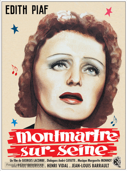 Montmartre-sur-Seine - French Movie Poster