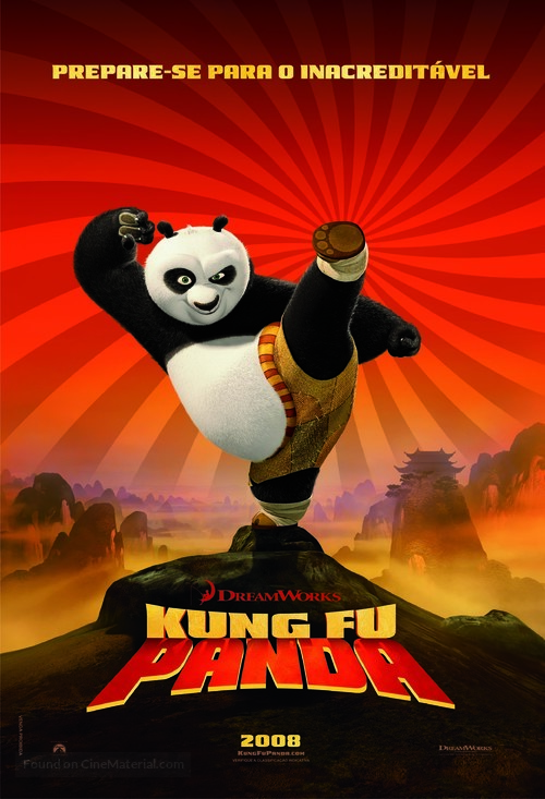 Kung Fu Panda - Brazilian Movie Poster