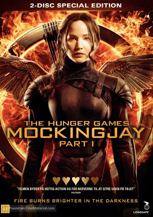 The Hunger Games: Mockingjay - Part 1 - Danish Movie Cover