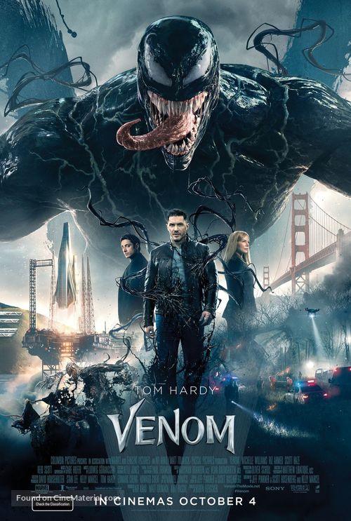 Venom - Australian Movie Poster