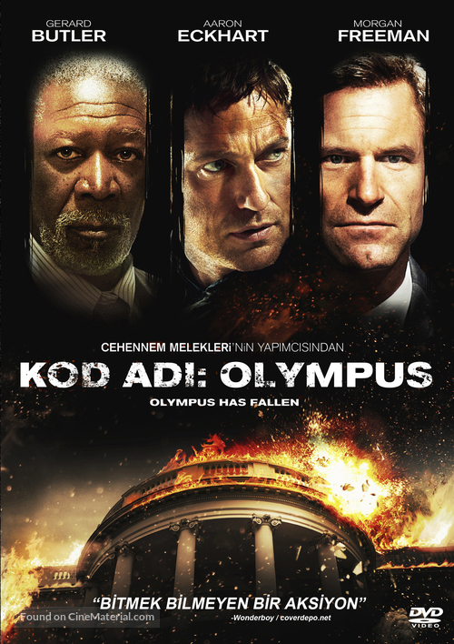 Olympus Has Fallen - Turkish DVD movie cover