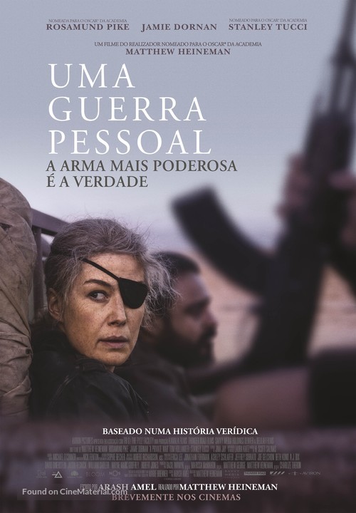 A Private War - Portuguese Movie Poster