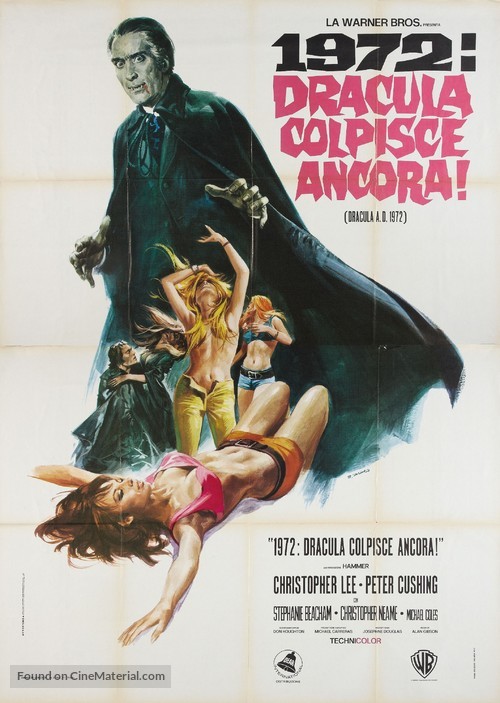 Dracula A.D. 1972 - Italian Movie Poster