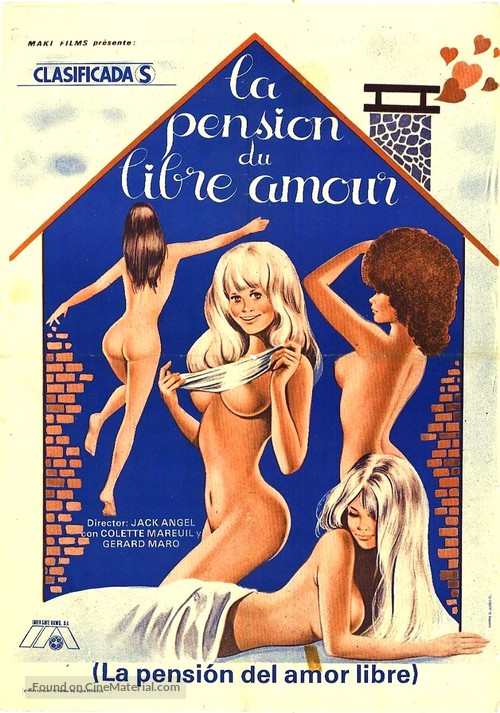 La pension du libre amour - Spanish Movie Poster