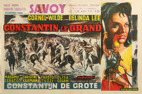 Costantino il grande - Belgian Movie Poster