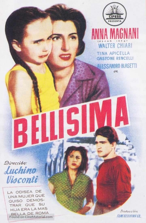 Bellissima - Spanish Movie Poster