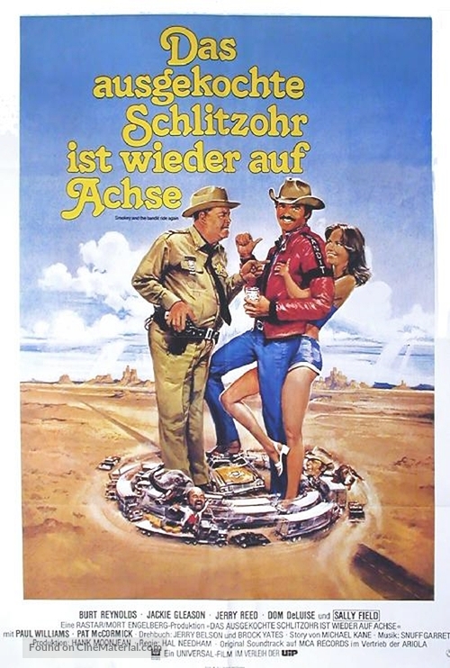 Smokey and the Bandit II - German Movie Poster