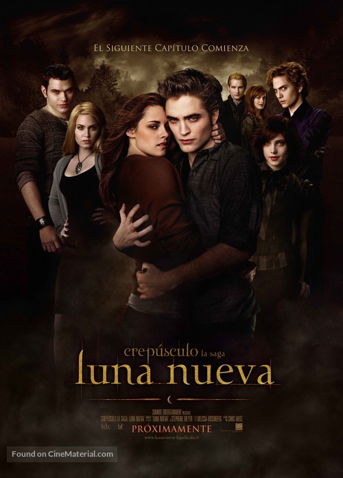 The Twilight Saga: New Moon - Chilean Movie Poster