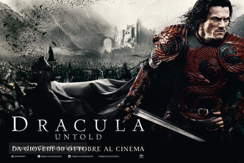 Dracula Untold - Italian Movie Poster