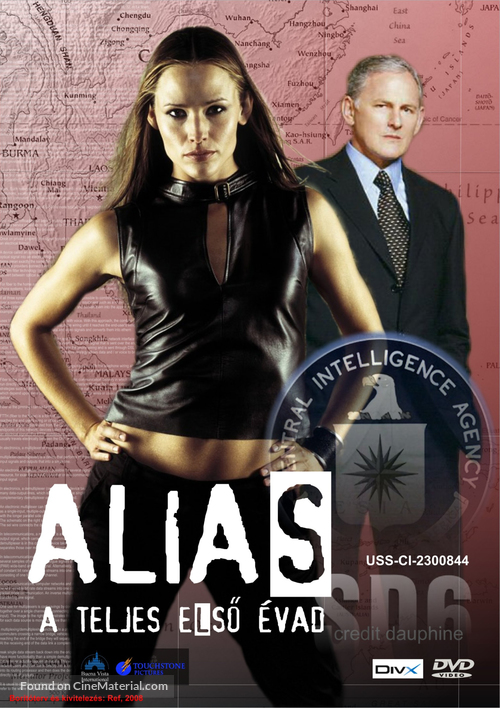 &quot;Alias&quot; - Hungarian DVD movie cover