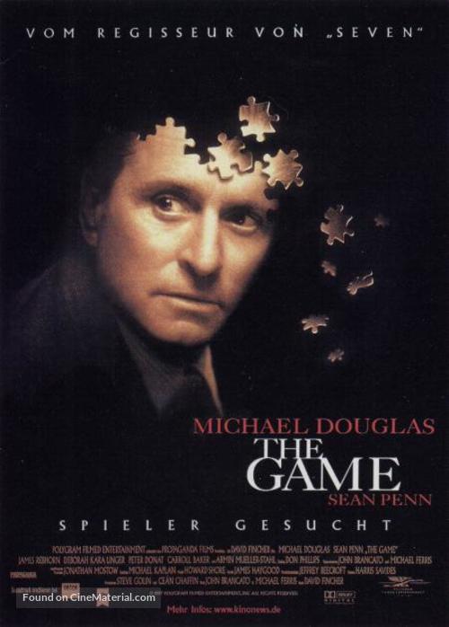 The Game - German Movie Poster