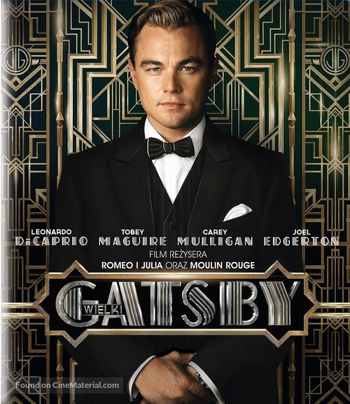 The Great Gatsby - Polish Blu-Ray movie cover