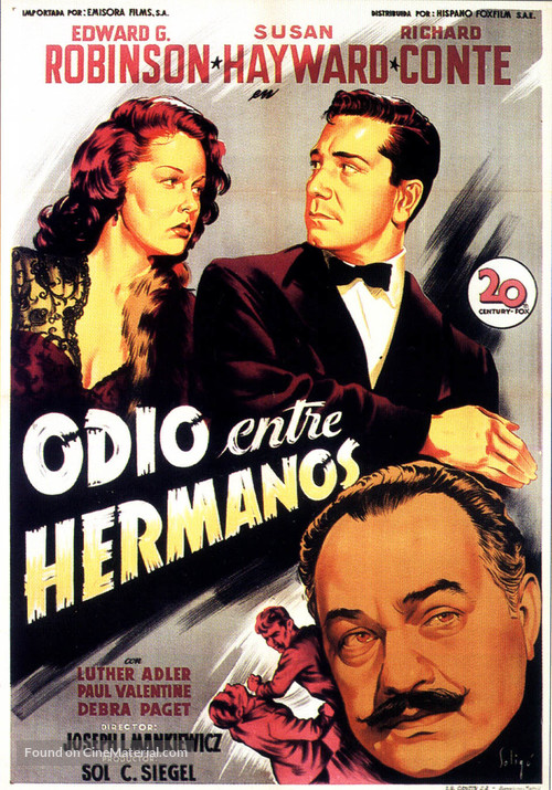 House of Strangers - Spanish Movie Poster