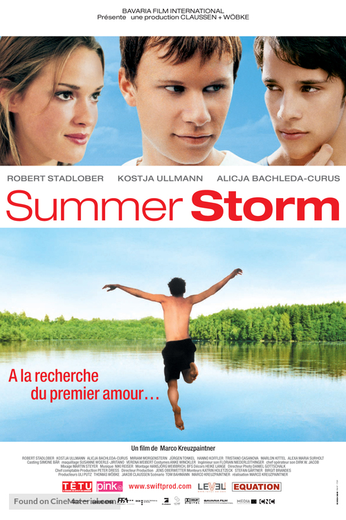 Sommersturm - French Movie Poster