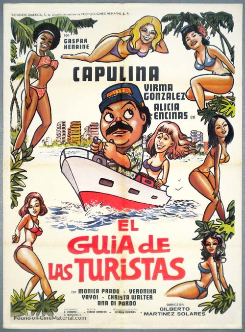 El gu&iacute;a de las turistas - Mexican Movie Poster