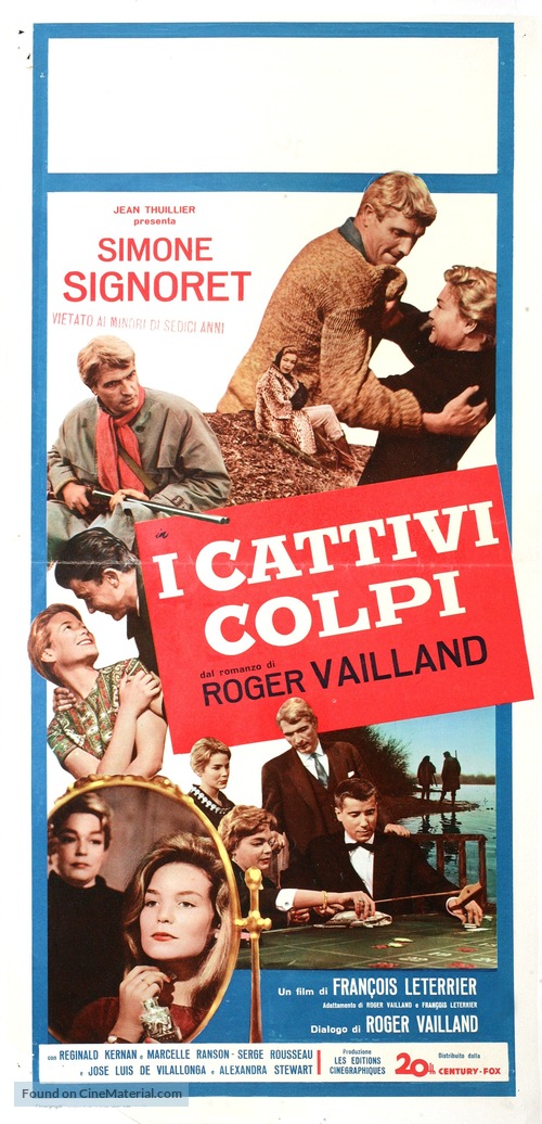Les mauvais coups - Italian Movie Poster