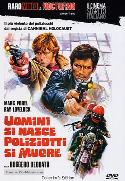 Uomini si nasce poliziotti si muore - Italian Movie Cover