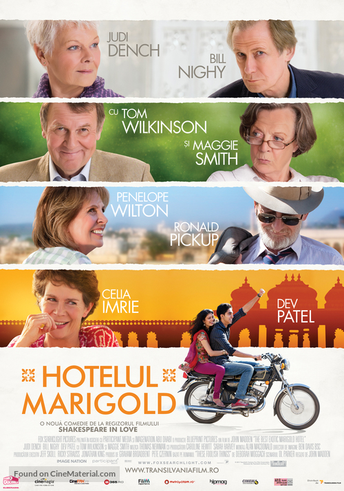 The Best Exotic Marigold Hotel - Romanian Movie Poster