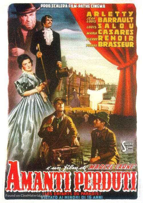 Les enfants du paradis - Italian Movie Poster