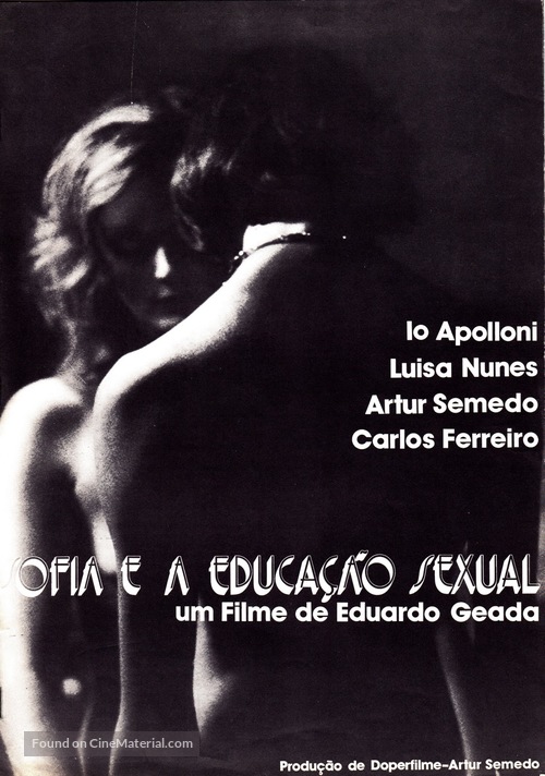 Sofia e a Educa&ccedil;&atilde;o Sexual - Portuguese Movie Poster