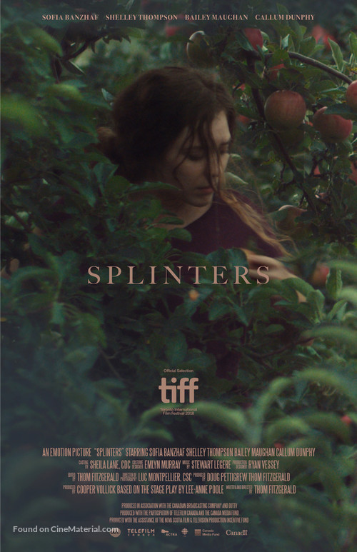 Splinters - Canadian Movie Poster