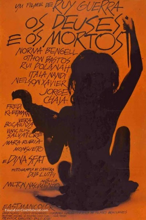 Os deuses E Os Mortos - Brazilian Movie Poster