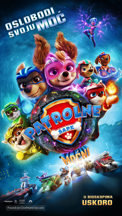 PAW Patrol: The Mighty Movie - Serbian Movie Poster