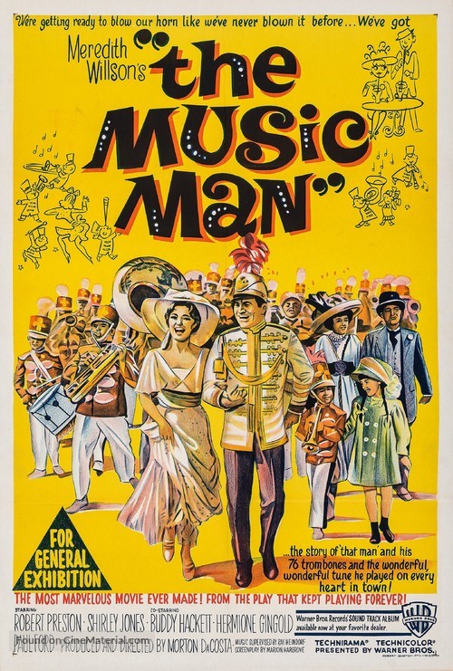 The Music Man - Australian Movie Poster