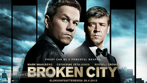 Broken City - Finnish Movie Poster