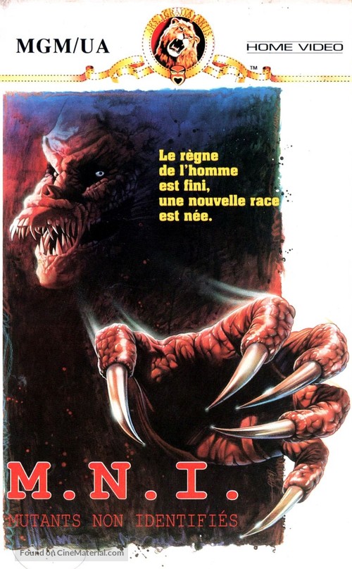 The Terror Within - French VHS movie cover