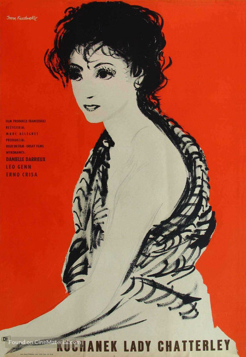 L&#039;amant de lady Chatterley - Polish Movie Poster