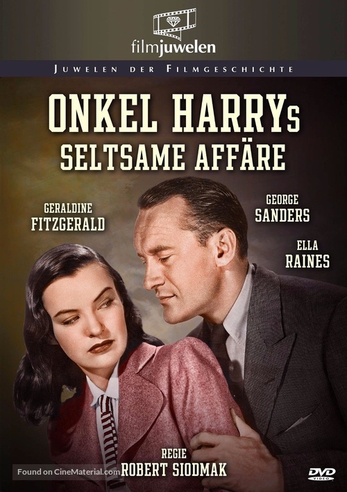 The Strange Affair of Uncle Harry - German DVD movie cover