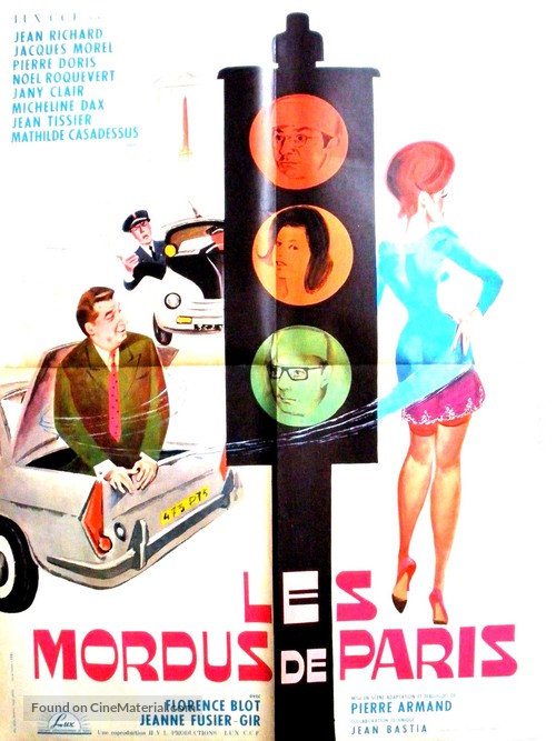 Les mordus de Paris - French Movie Poster